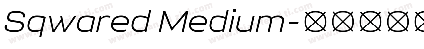 Sqwared Medium字体转换